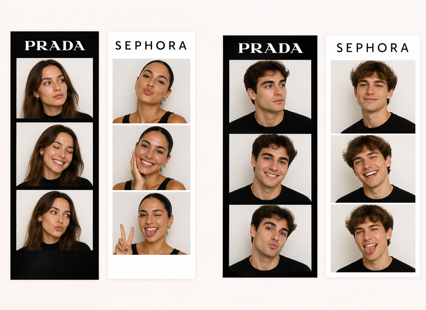 Exemples de bandes photo personnalisées Mondial Event