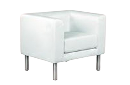 Fauteuil Favara blanc 1 place